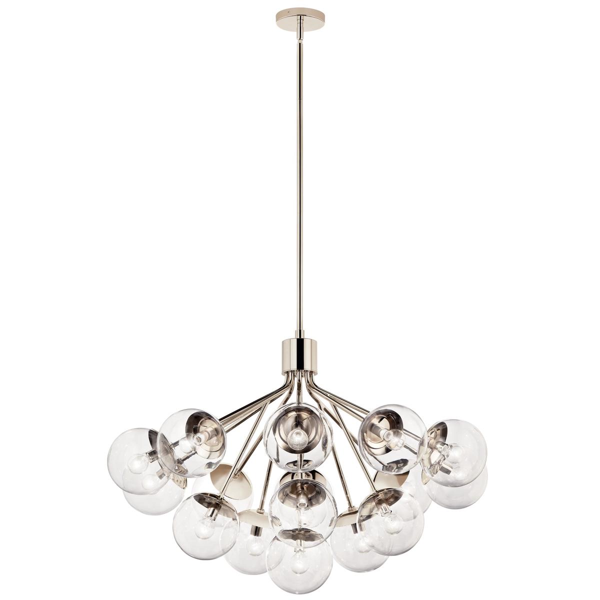 Kichler Silvarious 16-Light Polished Nickel Modern/Contemporary Chandelier