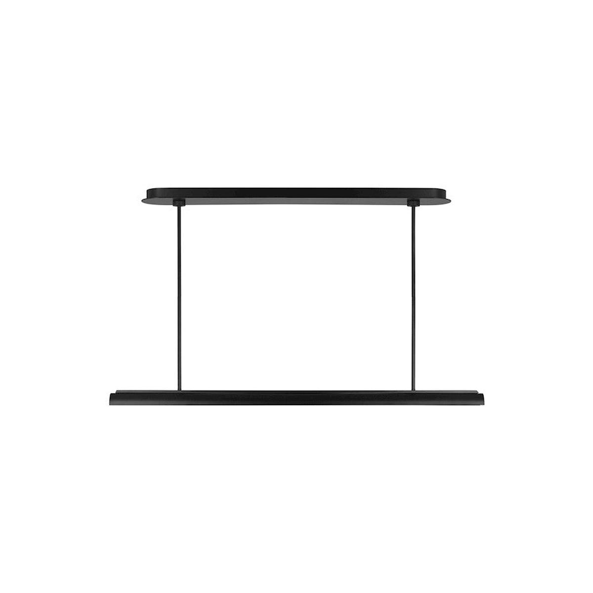 1-Light Linear Chandelier, Midnight