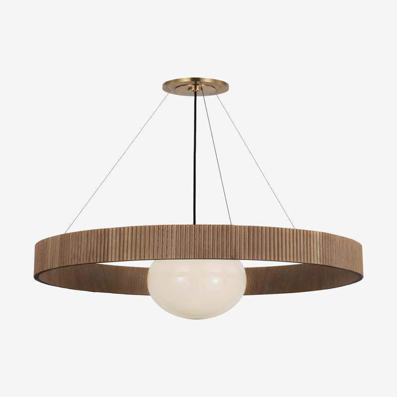 Arena Chandelier (Hand-Rubbed Antique Brass Medium)