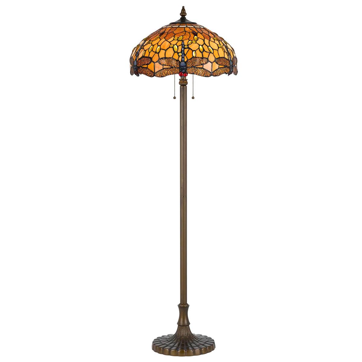60WX2 TIFFANY FL LP,ZINC CAST BASE