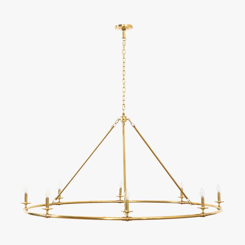 Aurelia Ring Chandelier (Antique Brass)