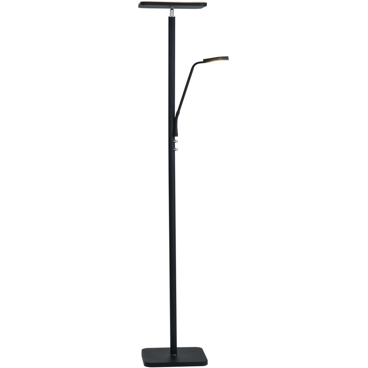 Hector 2-Light Led Torch/Reading Combo Lamp Black