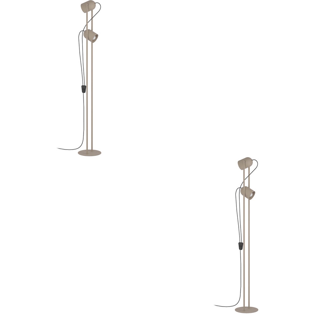 2 PACK Stylish Sandy Ceiling Spotlight for Indoor Spaces - Modern Design Lighting Solution
