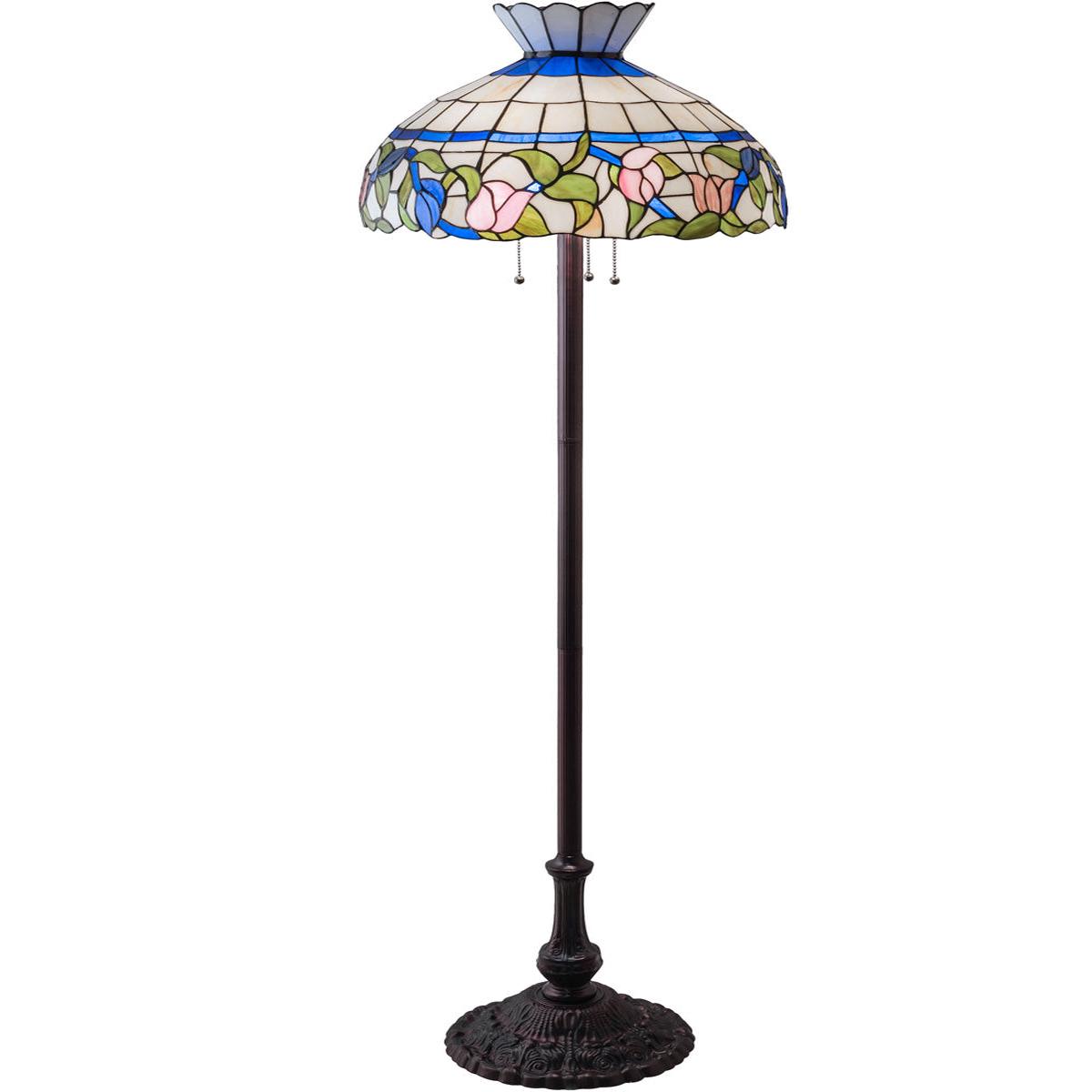 62" High Rose Vine Floor Lamp
