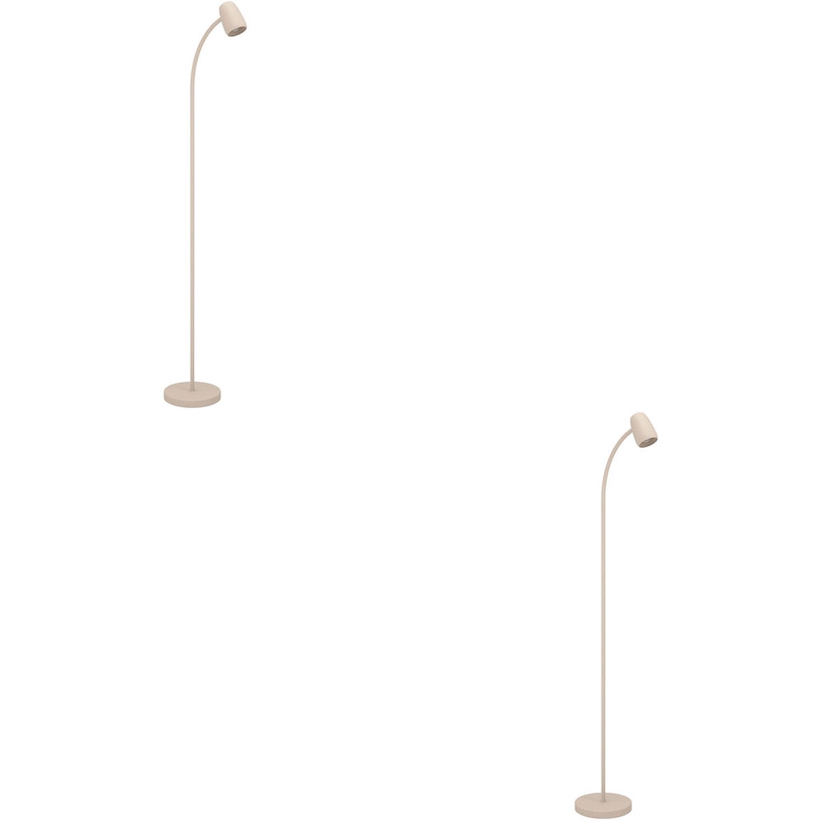 2 PACK Stylish Sandy Floor Lamp for Modern Home Dcor - Elegant Indoor Lighting Solution