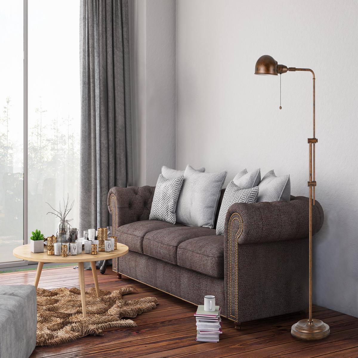 60W CROBY PHARMACY FLOOR LAMP - Default Title