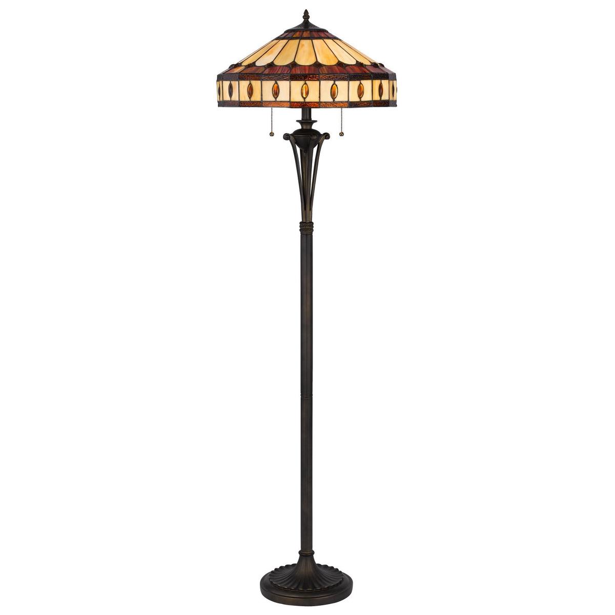 60W X 2 TIFFANY FLOOR LAMP