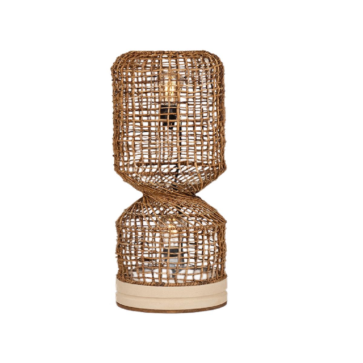 Abaca Rustic Floor Lampshade | dBodhi Twister