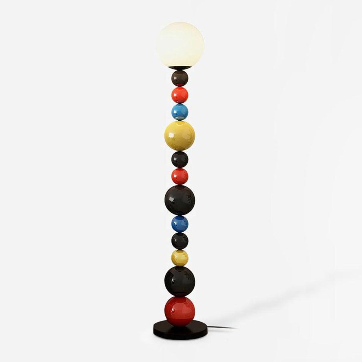 Zoriel Glass Artistic Floor Lamp