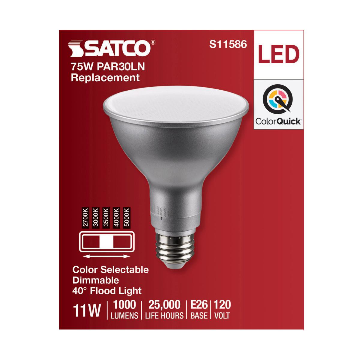 11W LED LN PAR30 - 5CCT