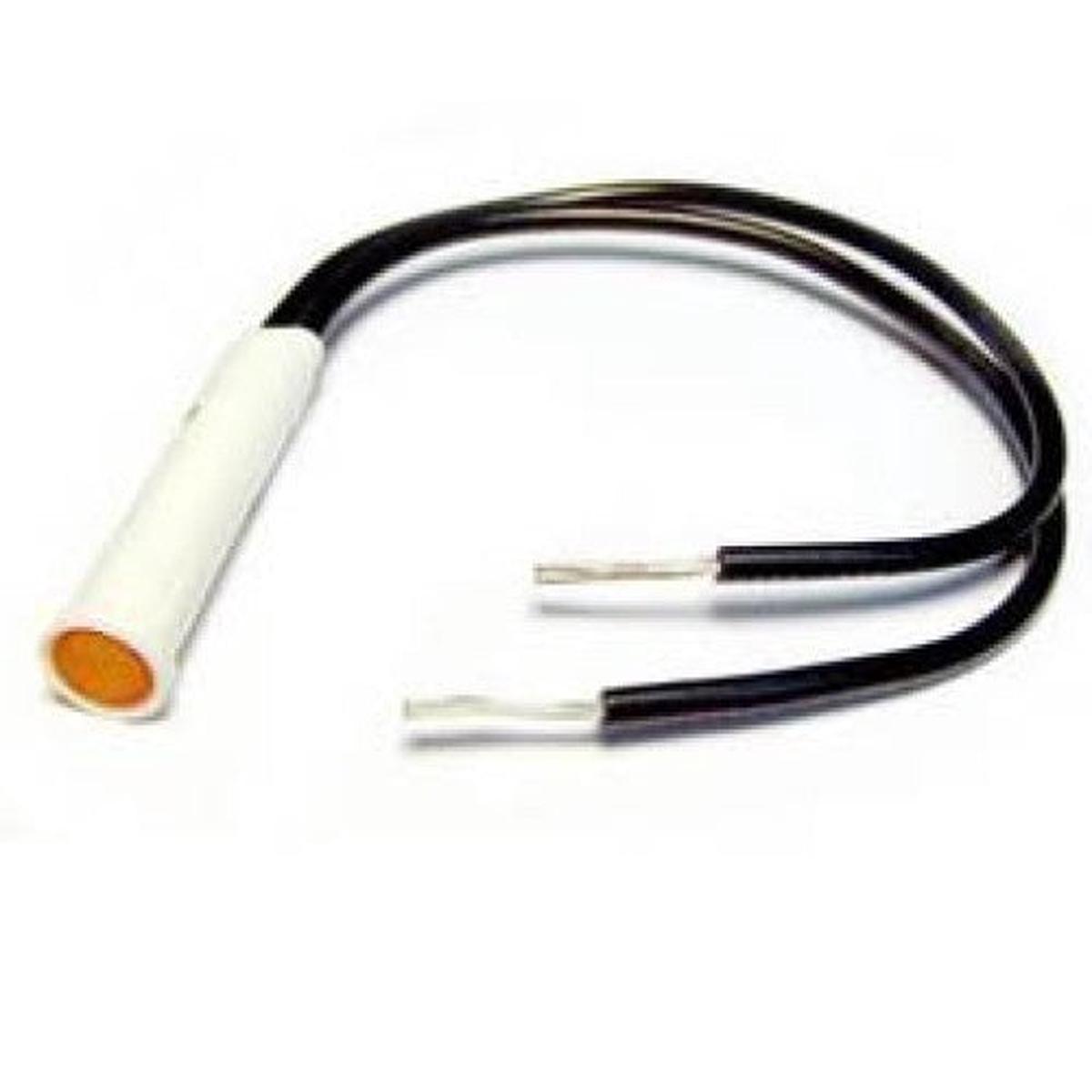 11-2522 - INDICATOR 12V LED 7MM AMB PRESS WIRE FLUSH DIAMOND LENS