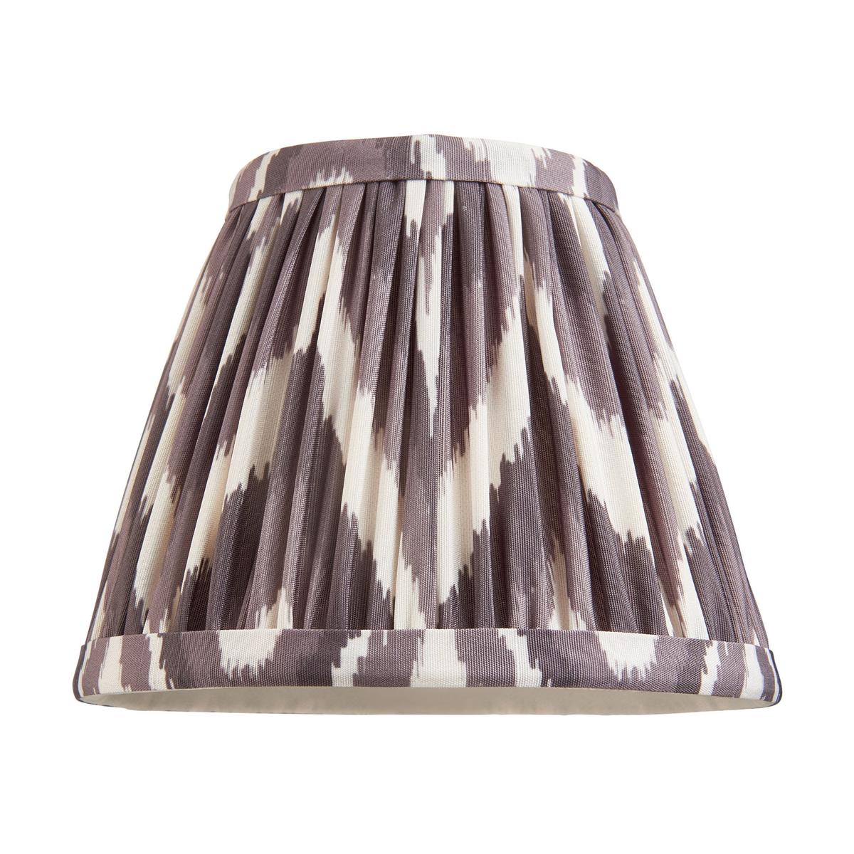Zigzag 16cm Tapered Shade in Pearl Grey