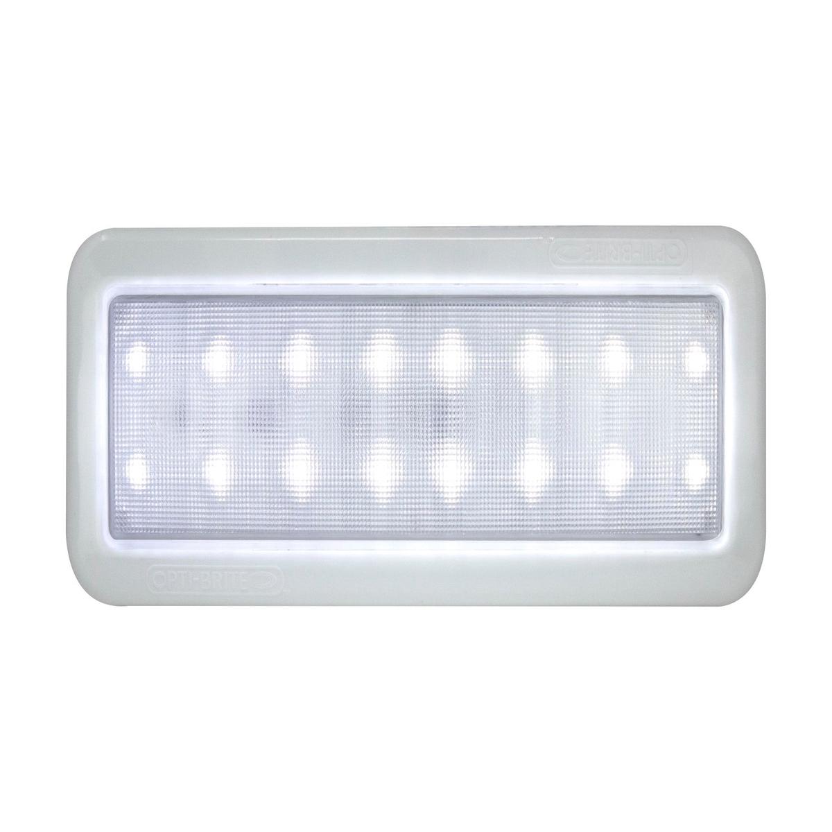 11 Opti-Brite Led Mini Dome Light For Interior, Rectangular Shape