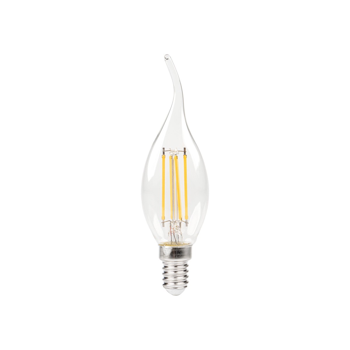 XLED E14 1.8W Filament Candle Bulb 250lm 320 25W-eq - Warm White