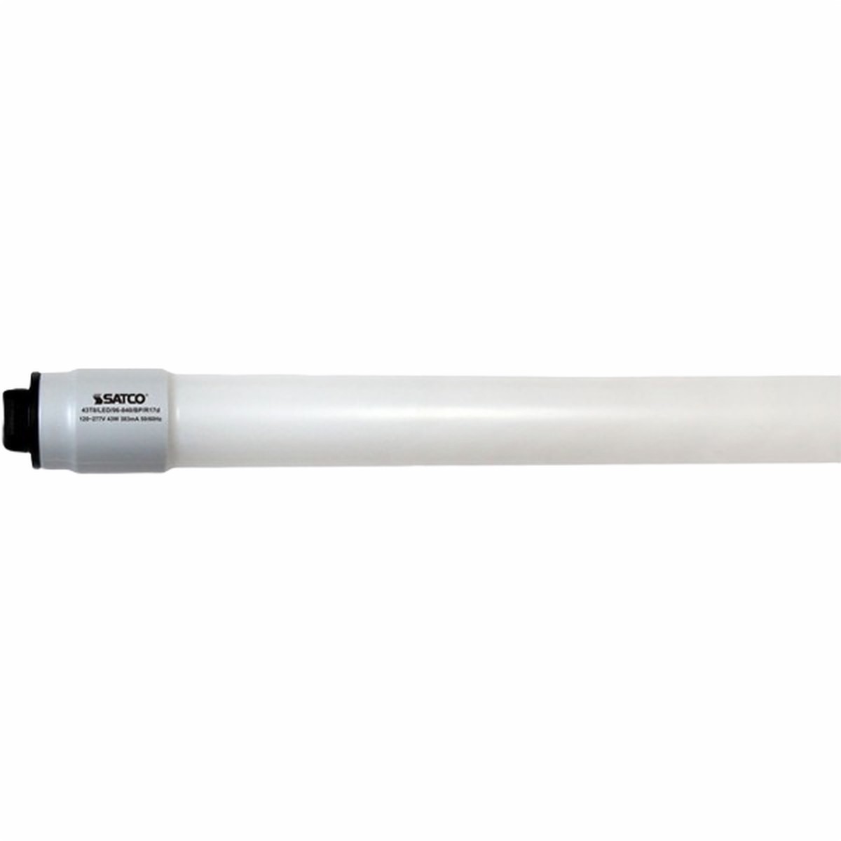 Satco 43 Watt T8 LED Double Contact Base Tube Light Bulb 8 ft