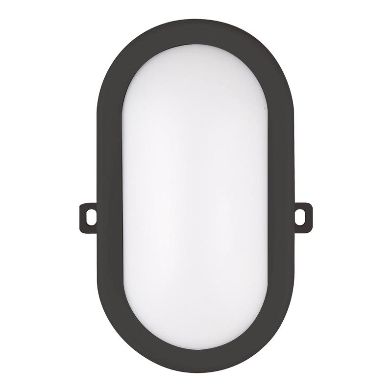 Bailey - 139758 - LED Bulkhead Basic 6W 420lm 3000K Oval Black