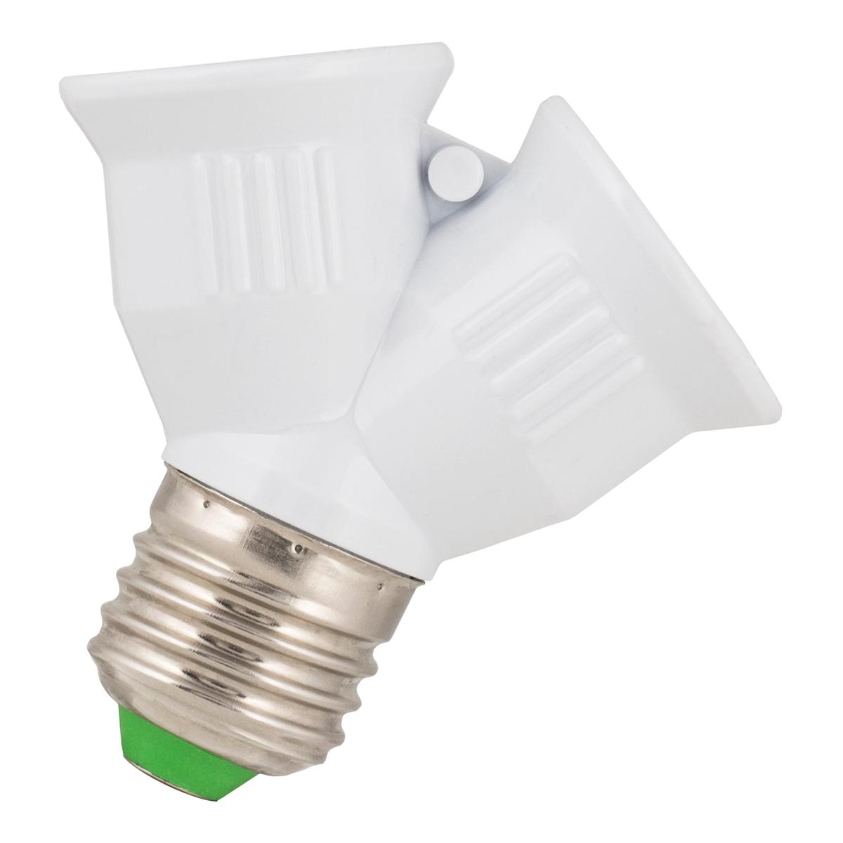 Bailey - 140913 - Lampholder/Splitter E27 to 2xE27 White