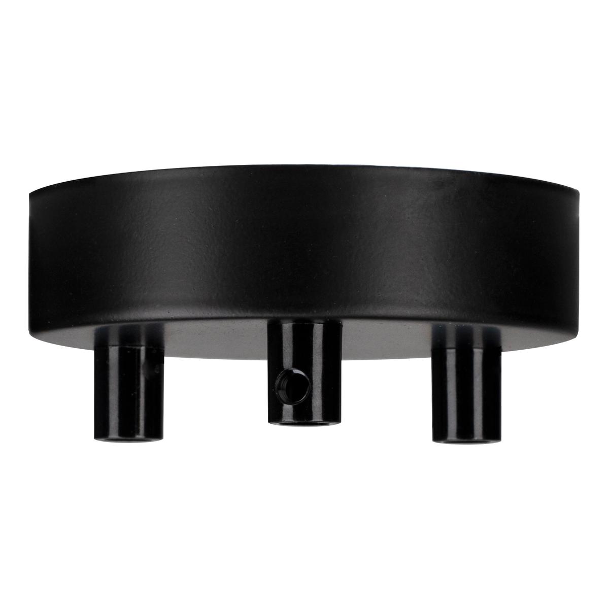 Bailey - 140914 - Ceiling Cup Metal Black Multi-Cord 3