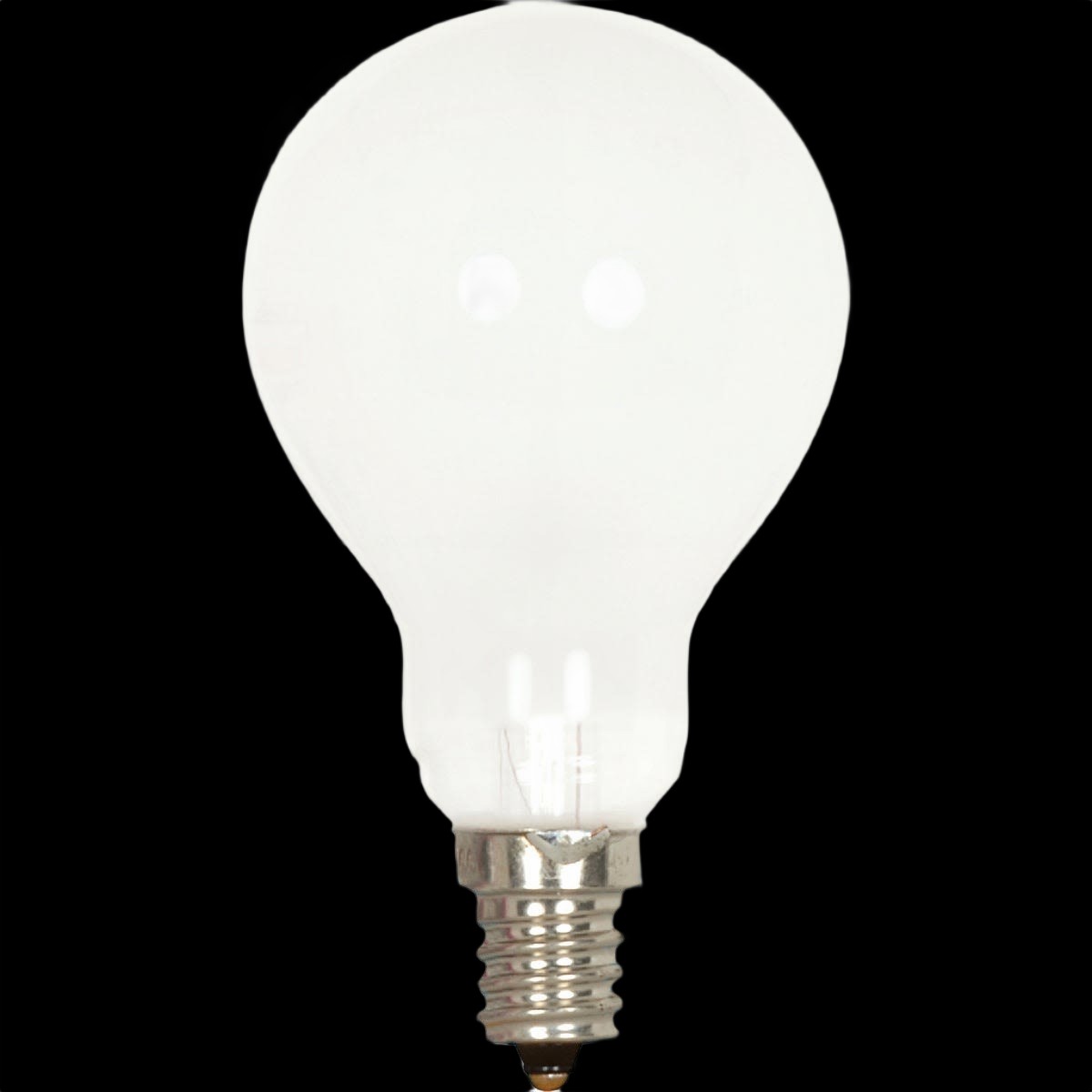 Satco 40 Watt A15 Frosted Incandescent Ceiling Fan Light Bulb 2-Pack