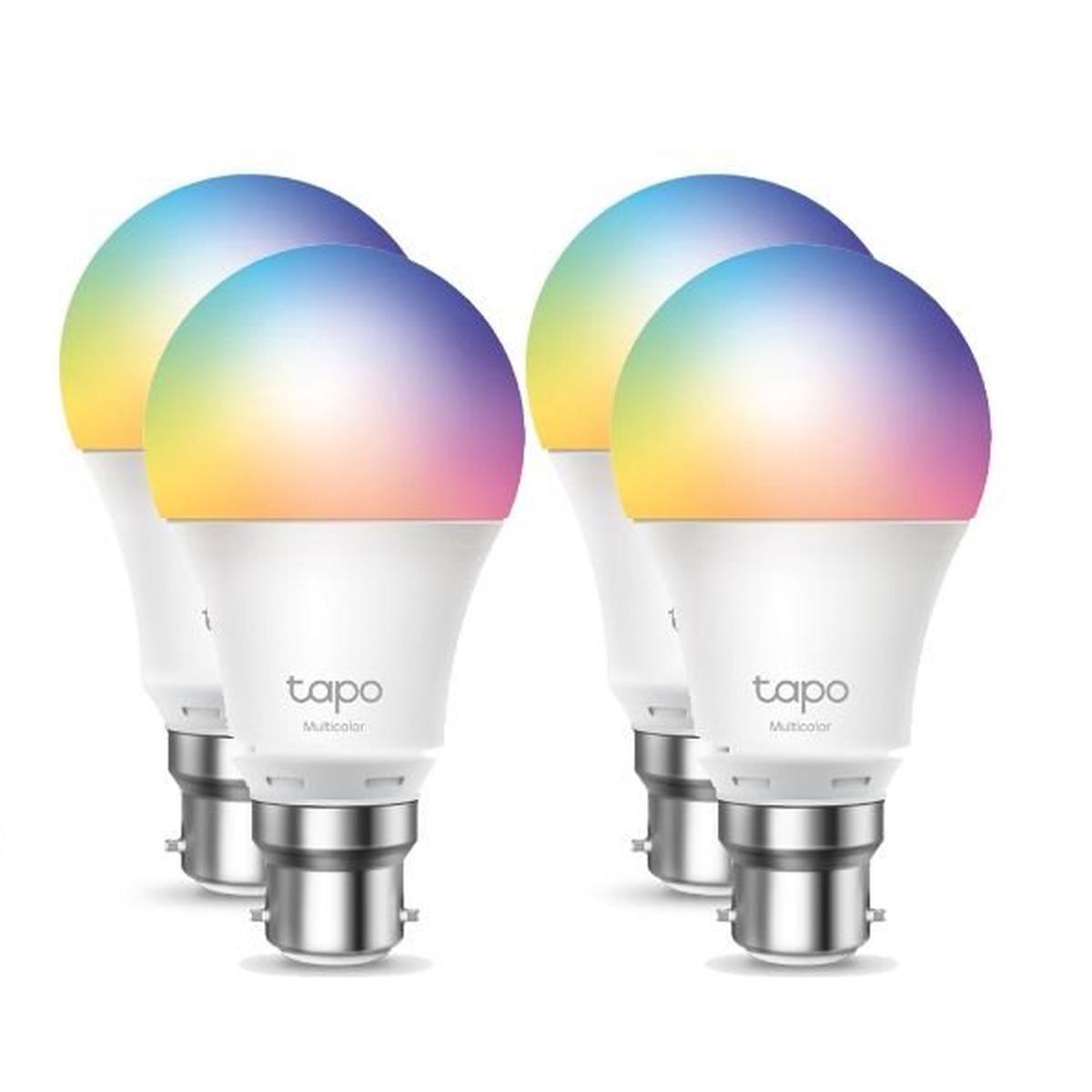 TP-LInk Tapo L530B(4-Pack) Smart Wi-Fi Light Bulb Multicolor