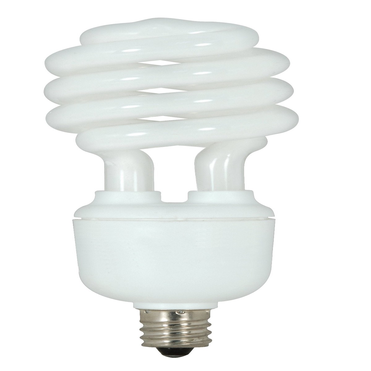 2 Pk Satco S7365 13 Watt; Mini Spiral Compact Fluorescent; 4100K; 82 Cri; Candelabra Base; 120 Volts