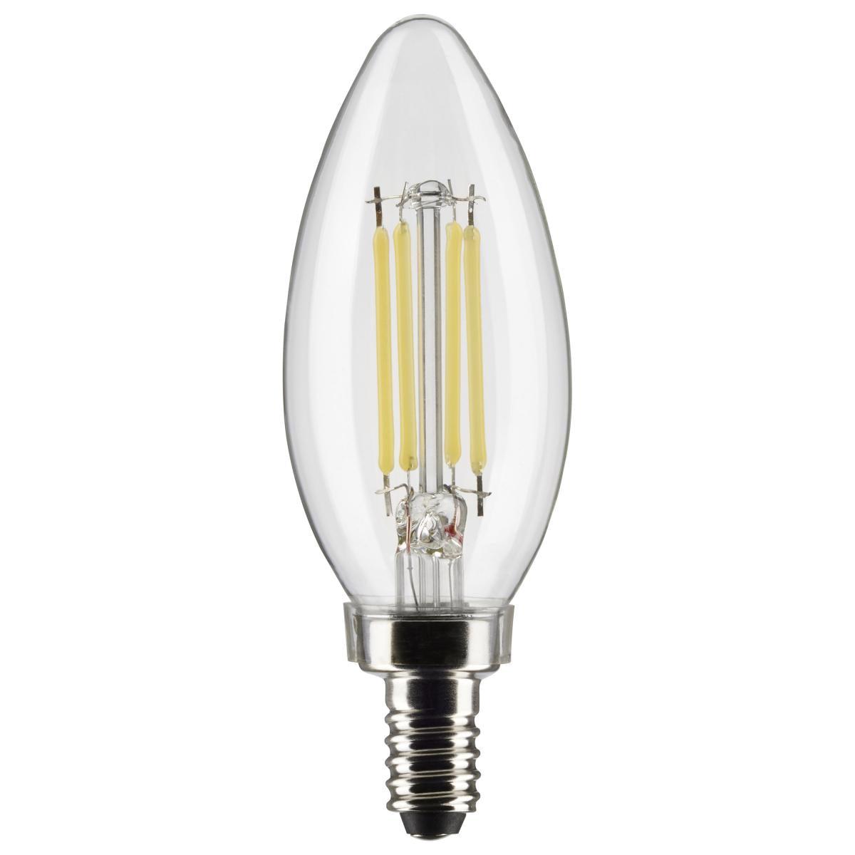 3000K B11 Chandelier Clear LED Bulb - Pack of Six | S21274
