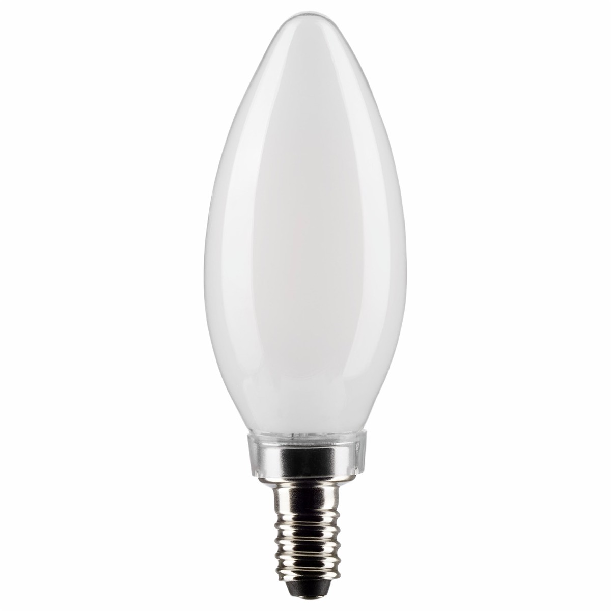 Satco 55 Watt B11 LED Frosted Decorative Light Bulb 2-Pack