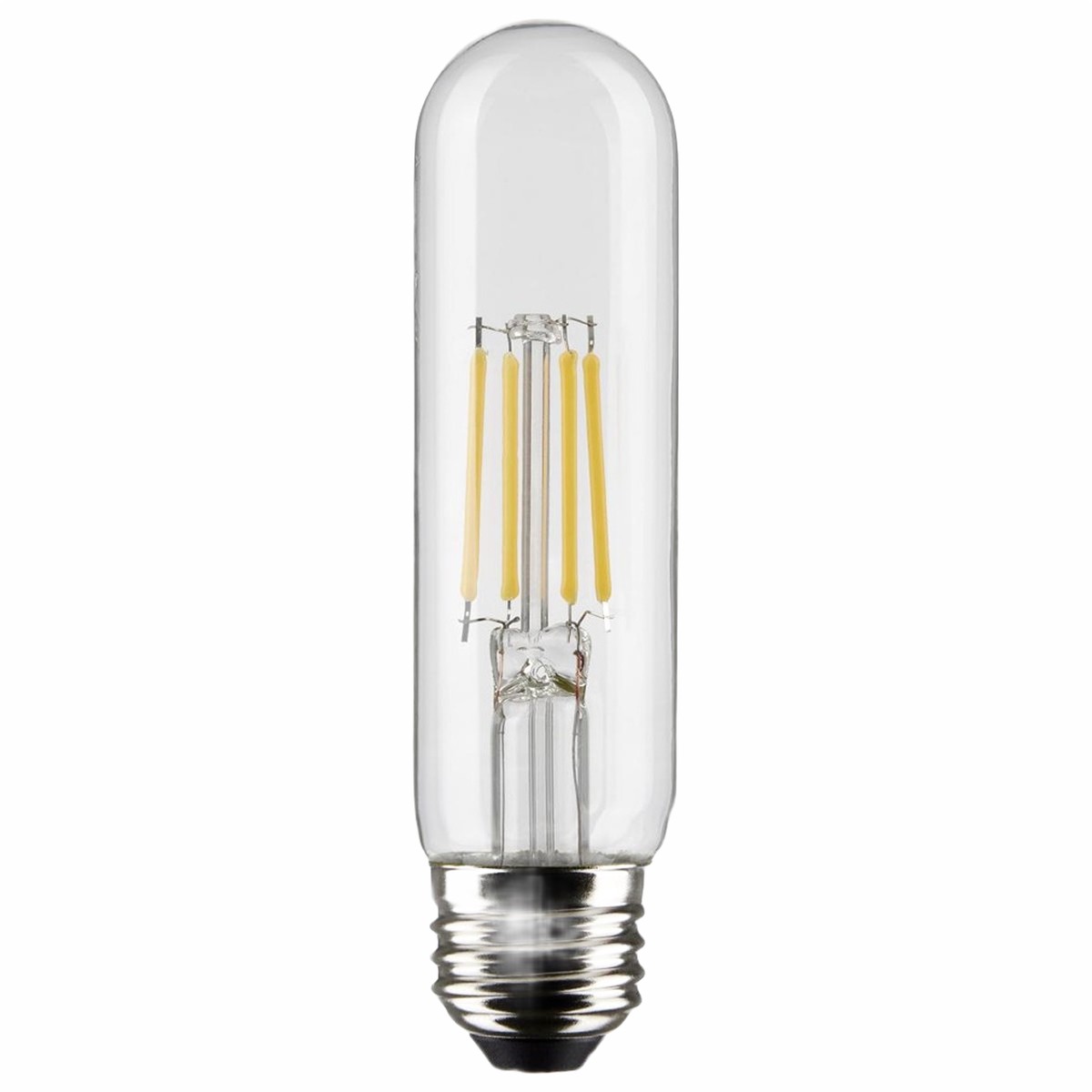Satco 55 Watt T10 LED Clear Natural Light Medium Base Light Bulb