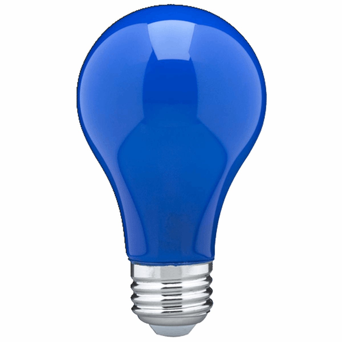 Satco 8 Watt LED A19 Blue Medium Base Light Bulb