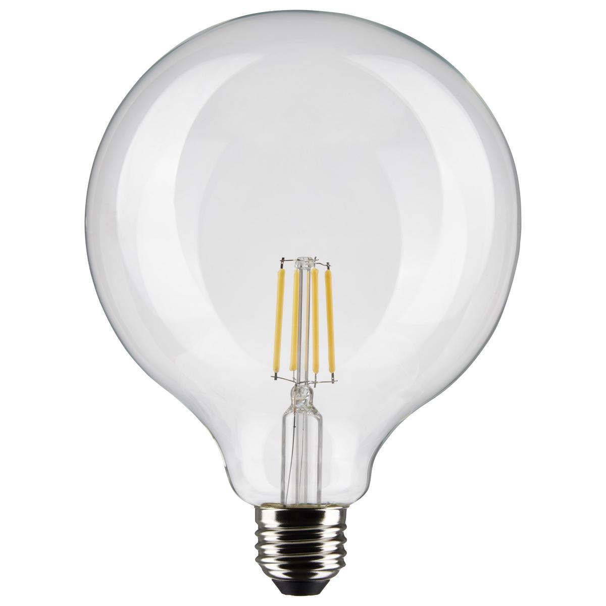 4000K G40 Globe Clear Medium Base LED Bulb - Pack of Six | S21254