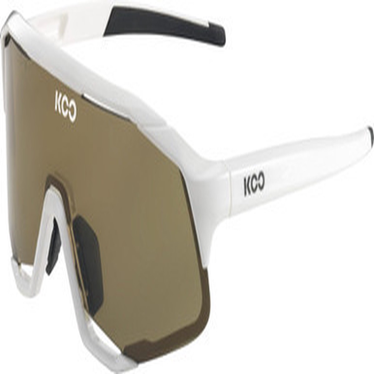 KOO Demos Sunglasses White (Light Brown Lens)