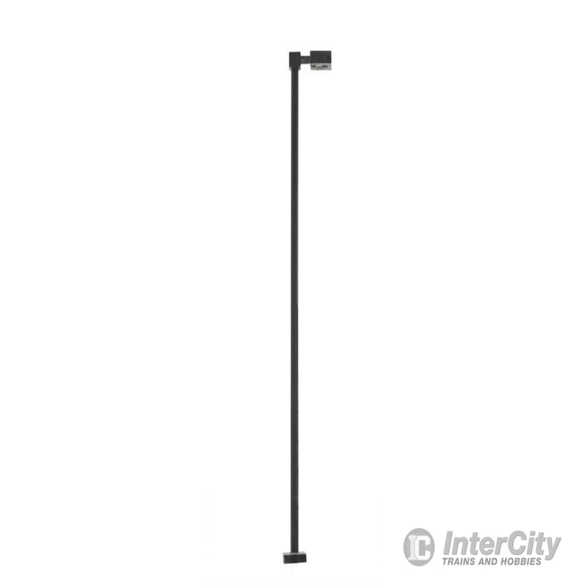Atlas 70000208 Single-Arm Square LED Light 3-Pack -- Black (cool white LED) 30 Scale Feet Tall