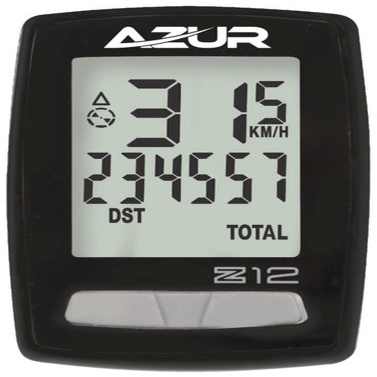 Azur Z12 Wireless 12 Function Bike Computer Black