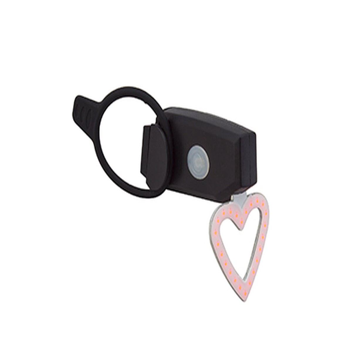 Sunlite HeartThrob USB Tail Light - Black-Red