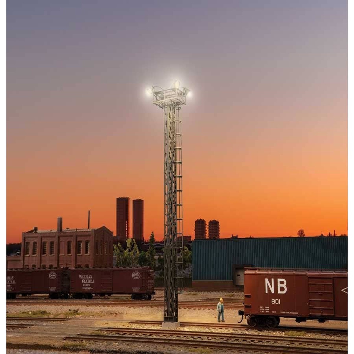 Walthers HO 4325 Lighted Yard Light - Kit