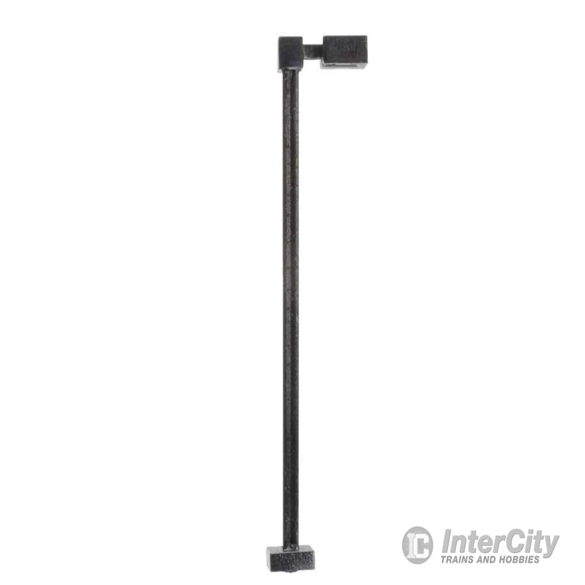 Atlas 70000204 Single-Arm Square LED Light 3-Pack -- Black (cool white LED) 15 Scale Feet Tall