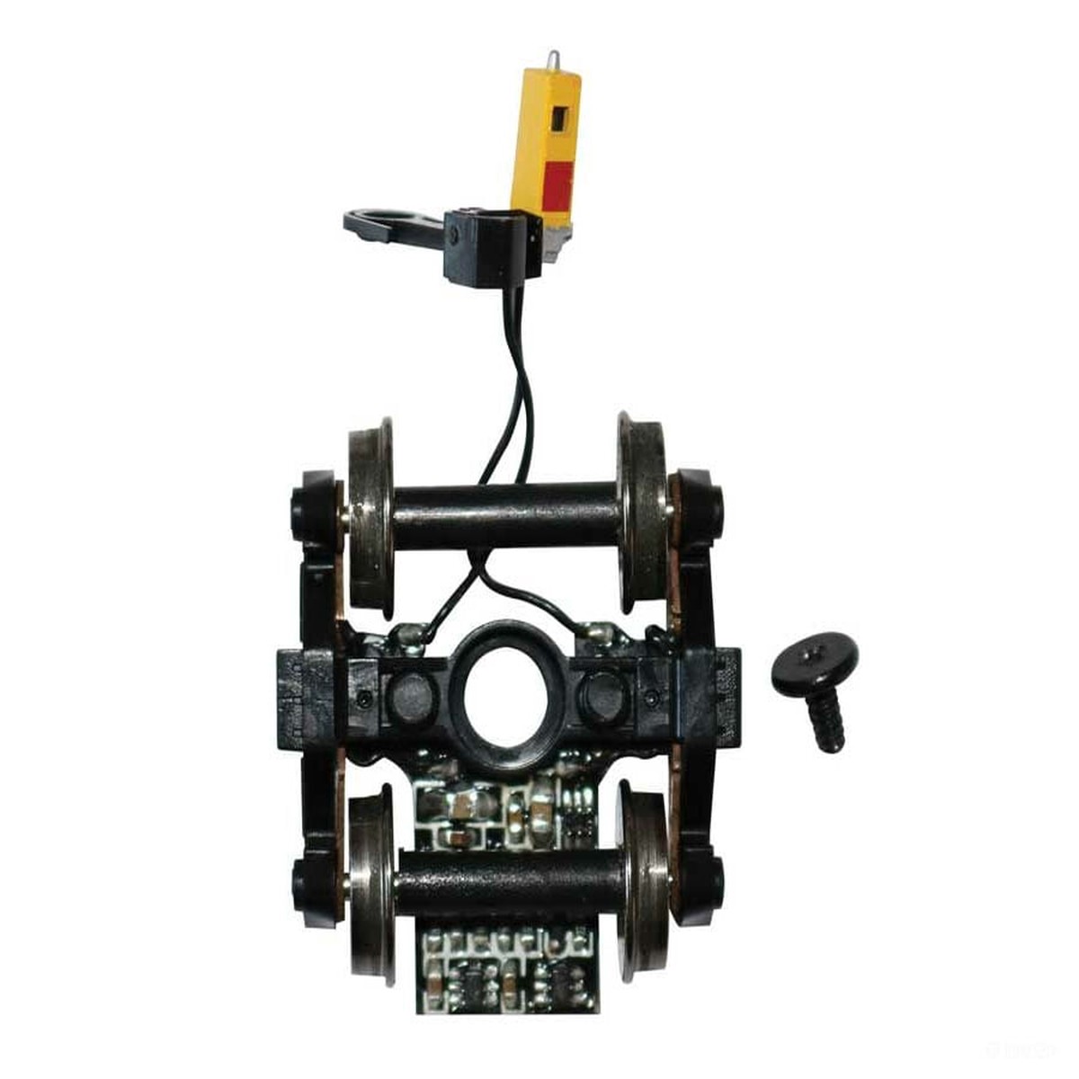 Bachmann HO 42907 Truck-Mounted, Track-Powered Flashing LED End-of-Train Device - Roller Bearing Truck