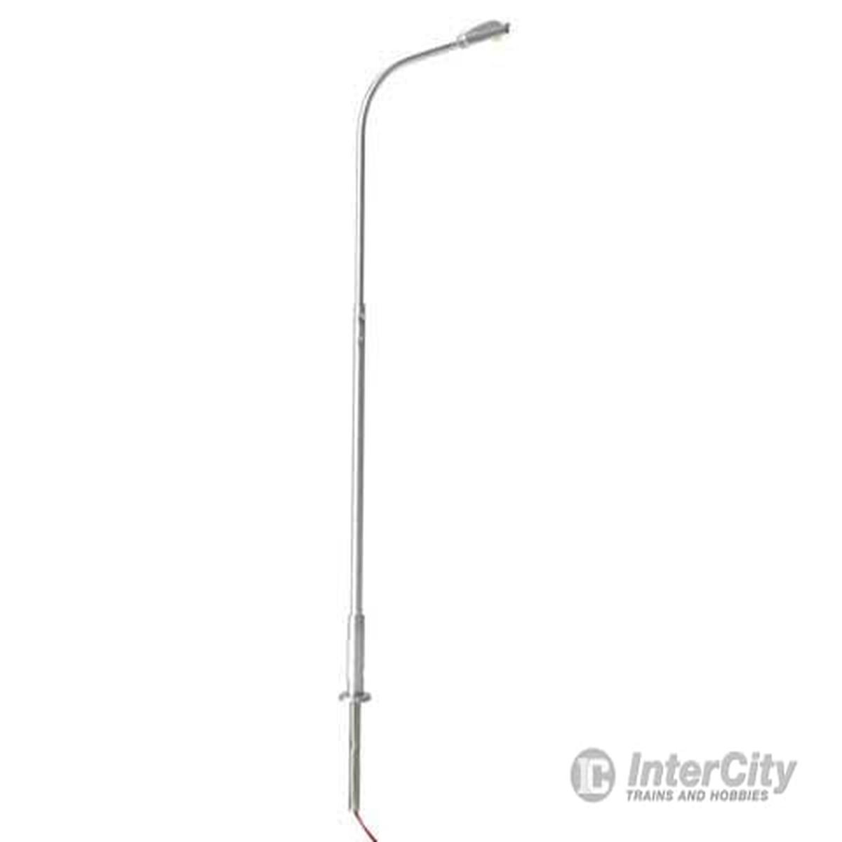 Atlas 70000147 Single-Arm Streetlight 3-Pack - Warm White LED -- Gray