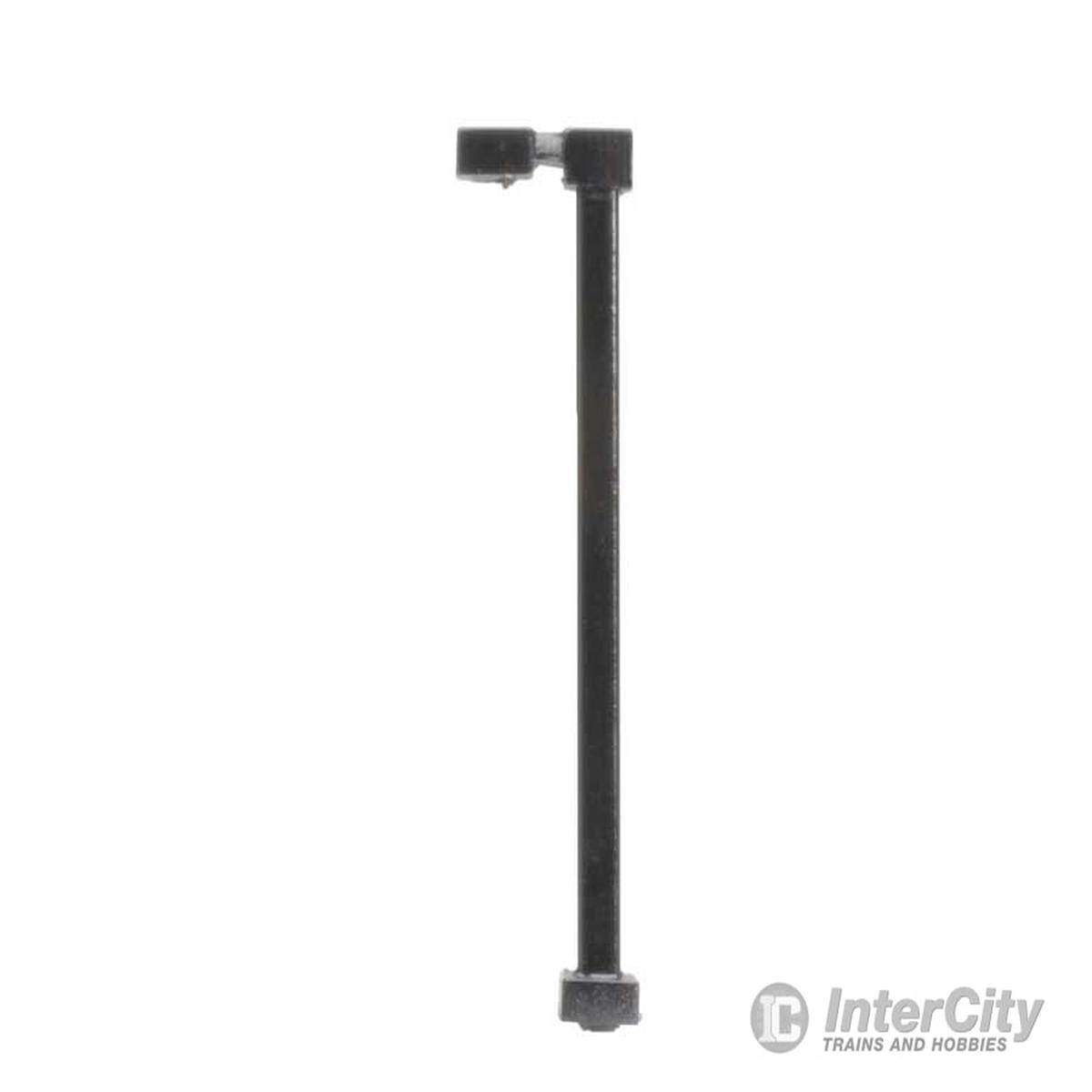 Atlas 70000181 Single-Arm Square LED Light 3-Pack -- Black (warm white LED) 15 Scale Feet Tall