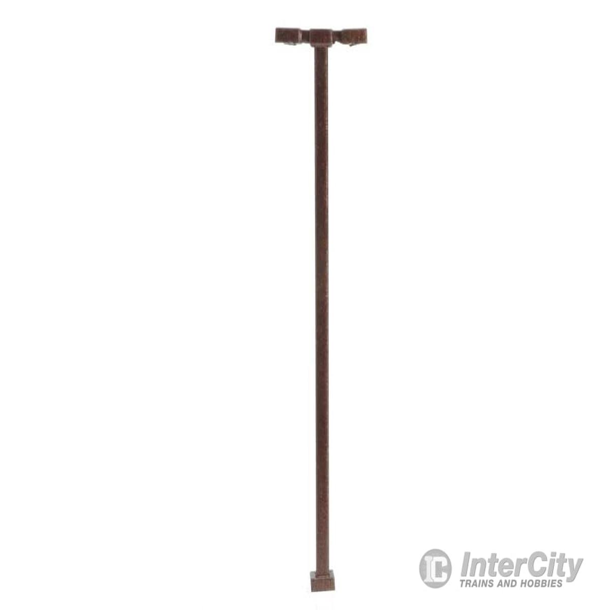 Atlas 70000192 Double-Arm Square LED Light 3-Pack -- Bronze (cool white LED) 30 Scale Feet Tall