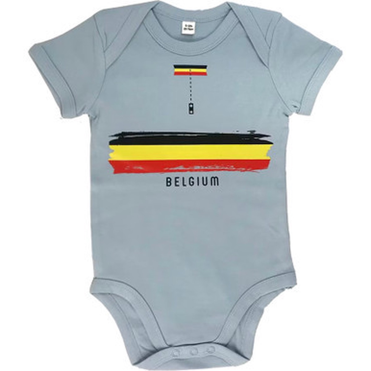 The Vandal Little Belgian Baby Bodysuit Light Blue