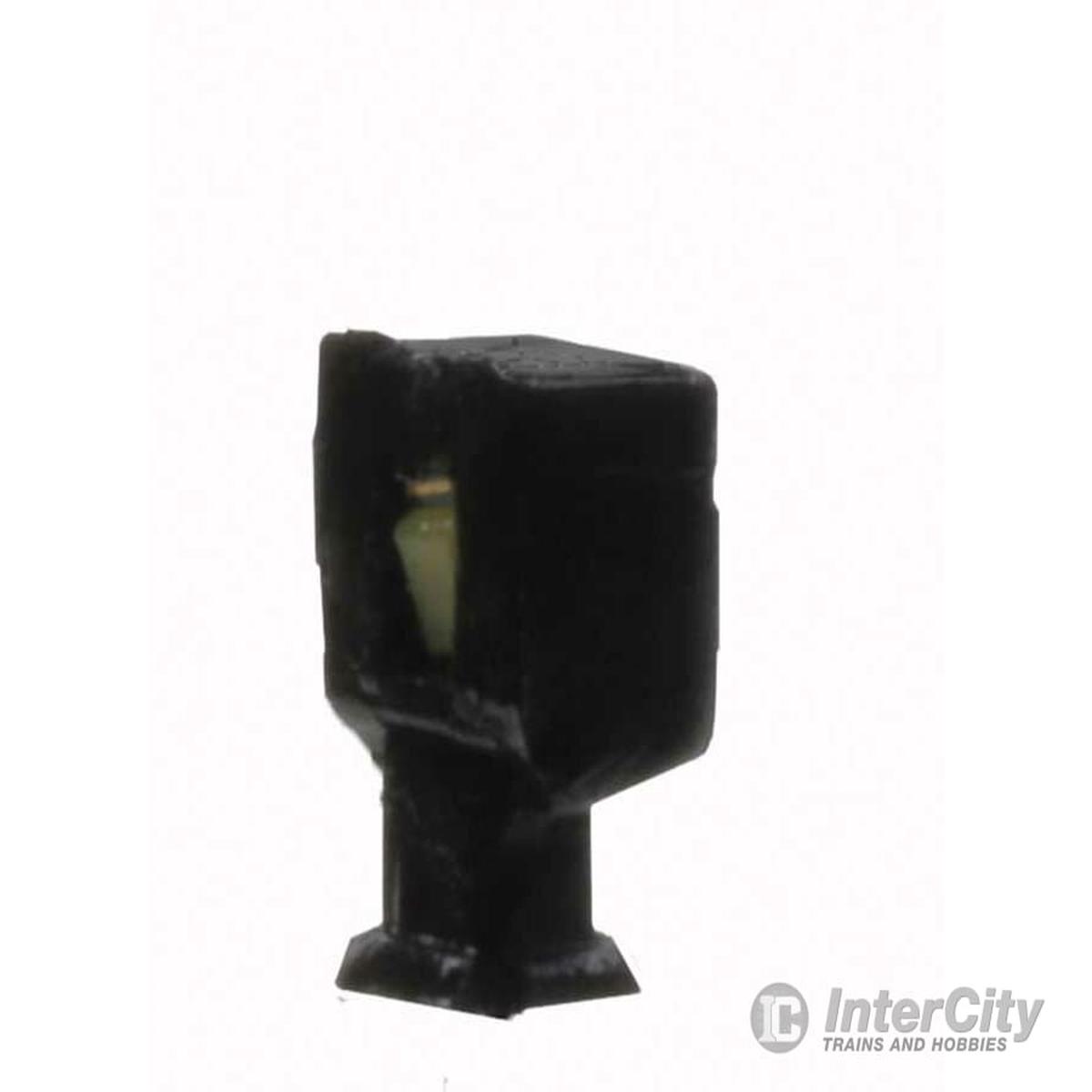 Atlas 70000199 Wall-Mount Square LED Light 3-Pack -- Black (warm white LED)