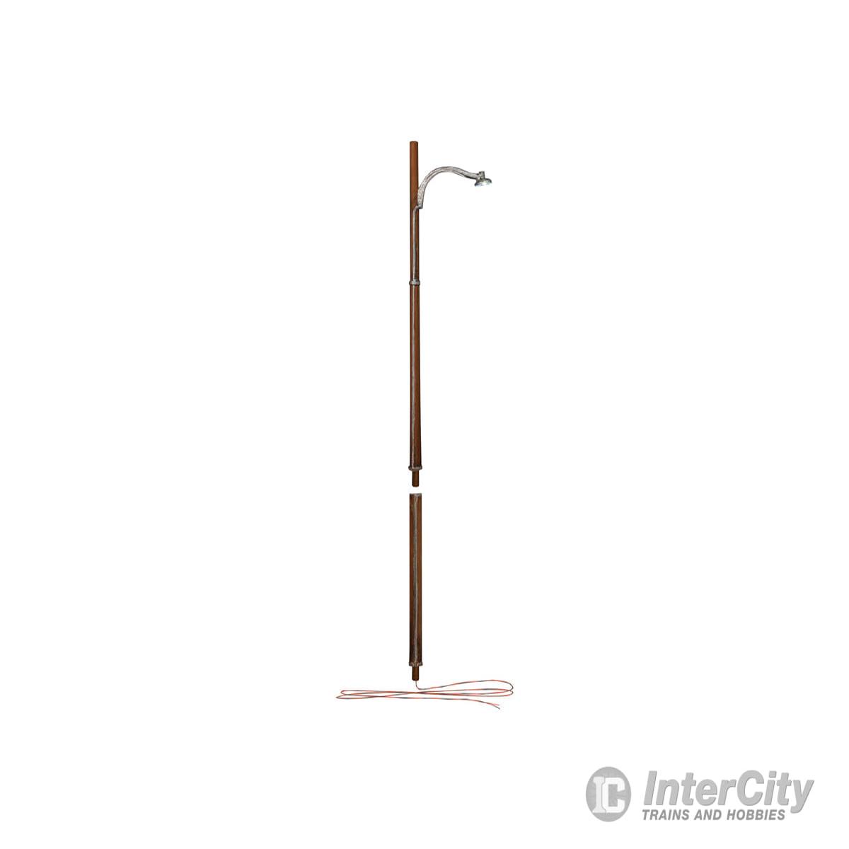 Woodland Scenics 5646 Wooden Pole Street Light - Just Plug(TM) pkg(2)